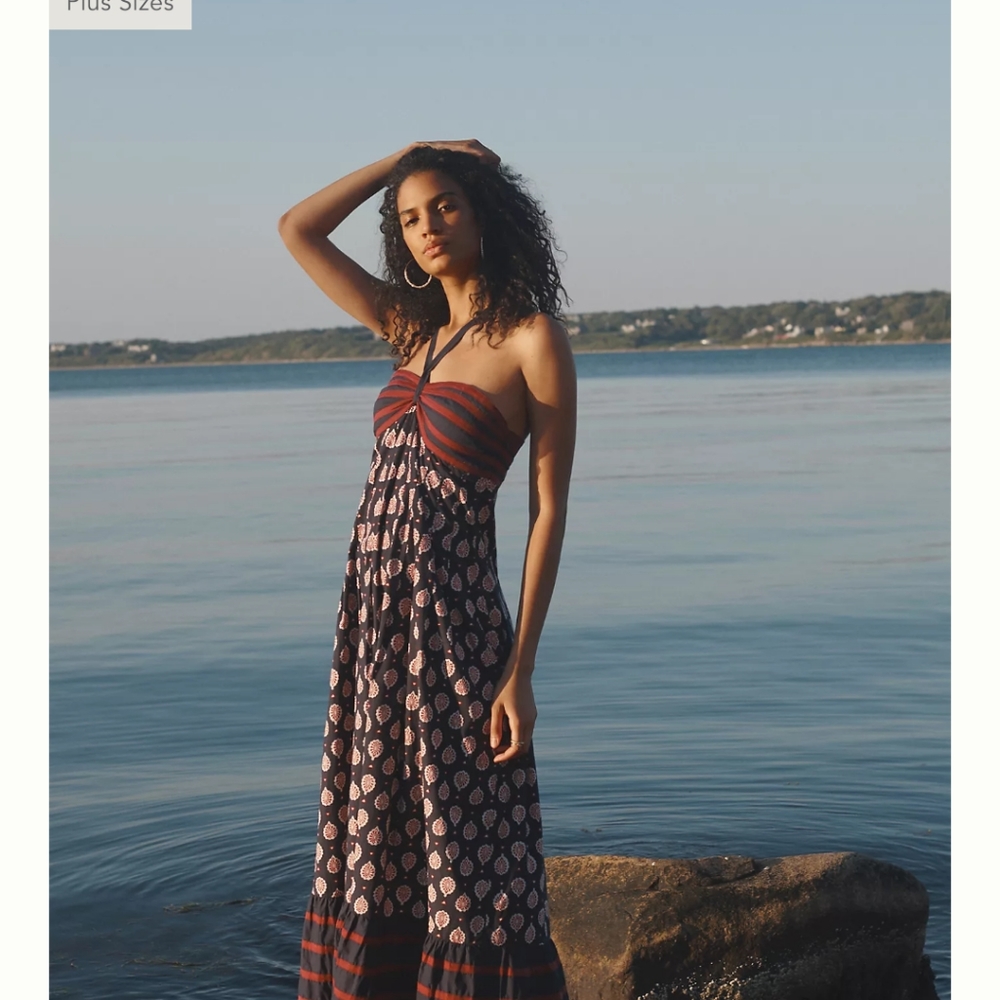Anthropologie Zosime Halter Maxi Dress